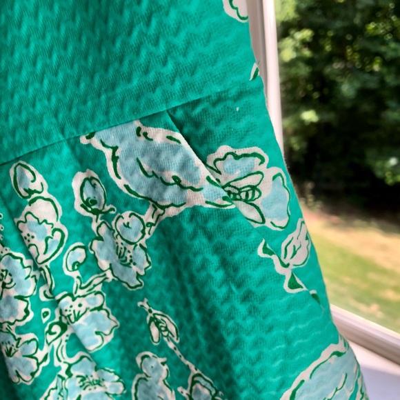 Lilly Pulitzer size 4 Parker dress Lagoon Birds and the Bees print - Picture 6 of 12
